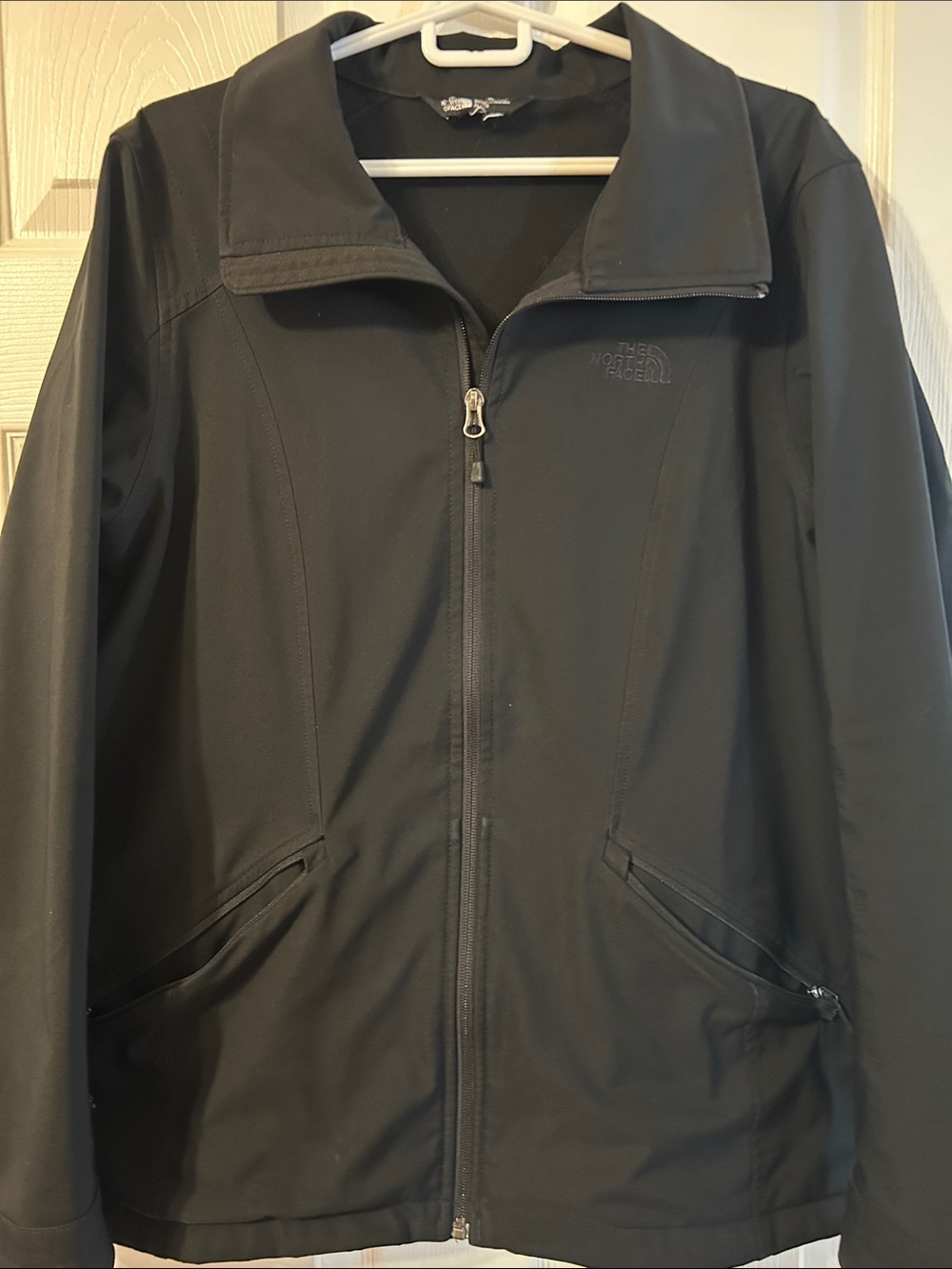 The North Face Black Softshell Jacket with Full Zip
